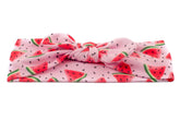 Watermelon bow headband for girls from By Bella Boutique.